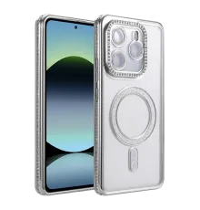 Xiaomi Redmi Note 14 4G Joke Simli Magneticsafe Kılıf - Gümüş