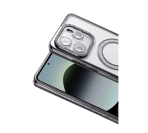 Xiaomi Redmi Note 14 4G Joke Simli Magneticsafe Kılıf - Siyah