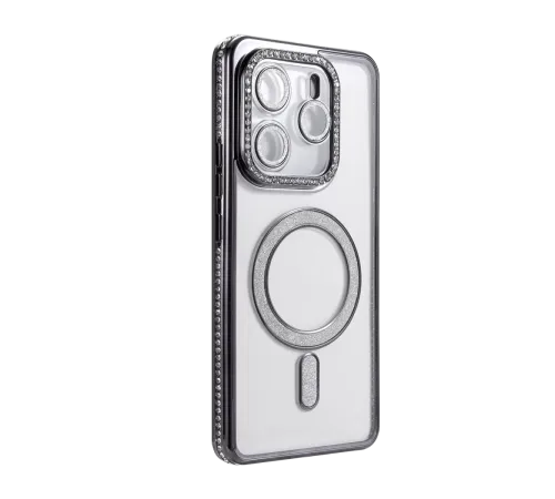 Xiaomi Redmi Note 14 4G Joke Simli Magneticsafe Kılıf - Siyah