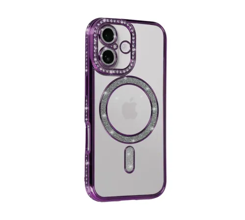Apple iPhone 17 Joke Simli Magneticsafe Kılıf - Derin Mor