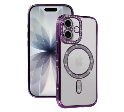 Apple iPhone 17 Joke Simli Magneticsafe Kılıf - Derin Mor