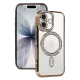 Apple iPhone 17 Joke Simli Magneticsafe Kılıf - Gold
