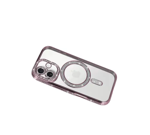 Apple iPhone 17 Joke Simli Magneticsafe Kılıf - Pembe