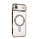 Apple iPhone 17 Air Joke Simli Magneticsafe Kılıf - Gold
