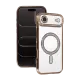 Apple iPhone 17 Air Joke Simli Magneticsafe Kılıf - Gold