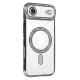 Apple iPhone 17 Air Joke Simli Magneticsafe Kılıf - Gümüş