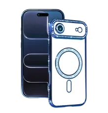 Apple iPhone 17 Air Joke Simli Magneticsafe Kılıf - Mavi
