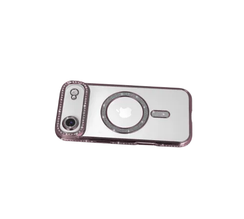 Apple iPhone 17 Air Joke Simli Magneticsafe Kılıf - Pembe