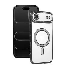 Apple iPhone 17 Air Joke Simli Magneticsafe Kılıf - Siyah