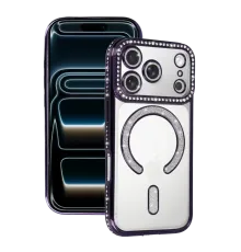 Apple iPhone 17 Pro Max Joke Simli Magneticsafe Kılıf - Derin Mor