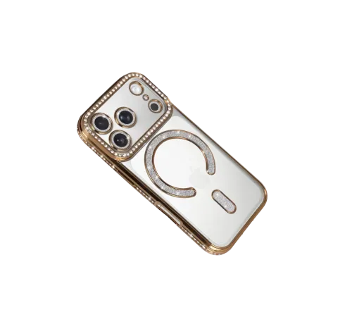 Apple iPhone 17 Pro Max Joke Simli Magneticsafe Kılıf - Gold