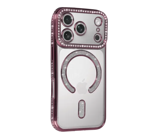 Apple iPhone 17 Pro Max Joke Simli Magneticsafe Kılıf - Pembe