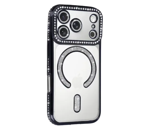 Apple iPhone 17 Pro Max Joke Simli Magneticsafe Kılıf - Siyah