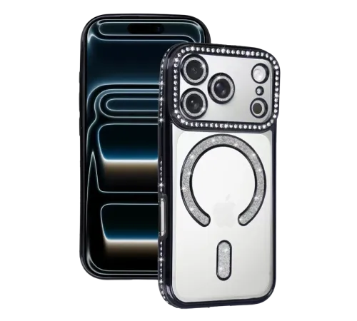 Apple iPhone 17 Pro Max Joke Simli Magneticsafe Kılıf - Siyah