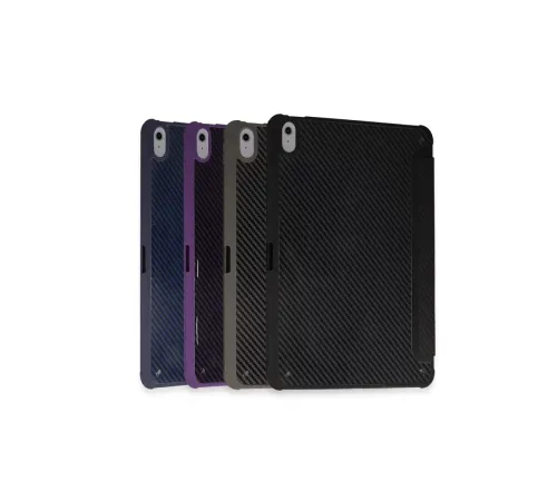 Apple iPad Pro 13 (2024) Kılıf Color Karbon Tablet Kılıfı - Koyu Gri