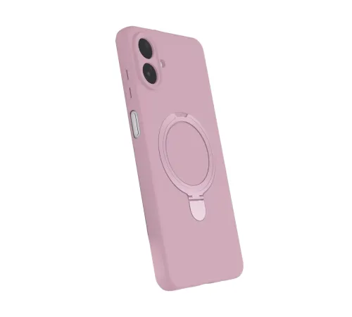 Samsung Galaxy A07 4G Regal Magsafe Standlı Kapak - Açık Pembe