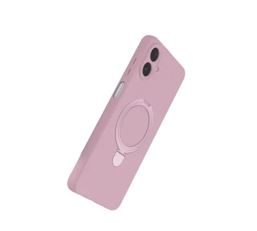 Samsung Galaxy A07 4G Regal Magsafe Standlı Kapak - Açık Pembe