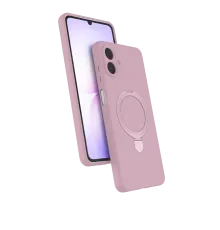 Samsung Galaxy A07 4G Regal Magsafe Standlı Kapak - Açık Pembe
