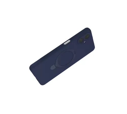 Samsung Galaxy A07 4G Regal Magsafe Standlı Kapak - Lacivert