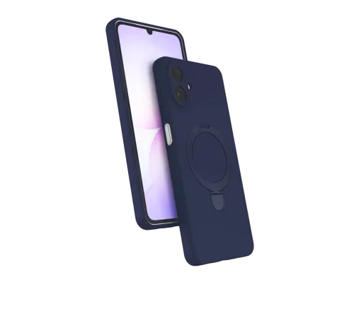 Samsung Galaxy A07 4G Regal Magsafe Standlı Kapak - Lacivert