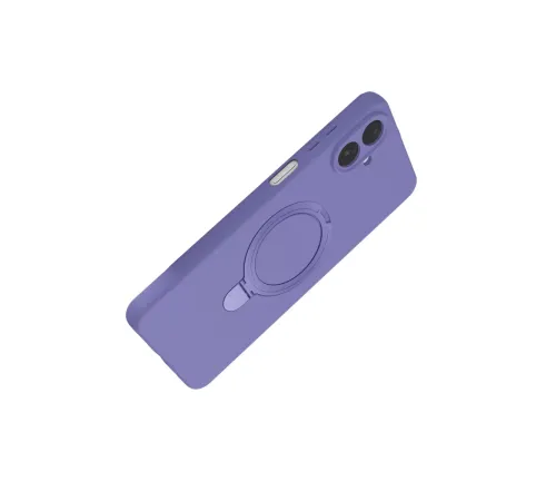 Samsung Galaxy A07 4G Regal Magsafe Standlı Kapak - Lila