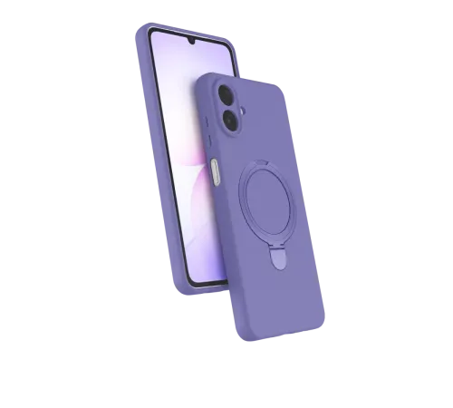 Samsung Galaxy A07 4G Regal Magsafe Standlı Kapak - Lila