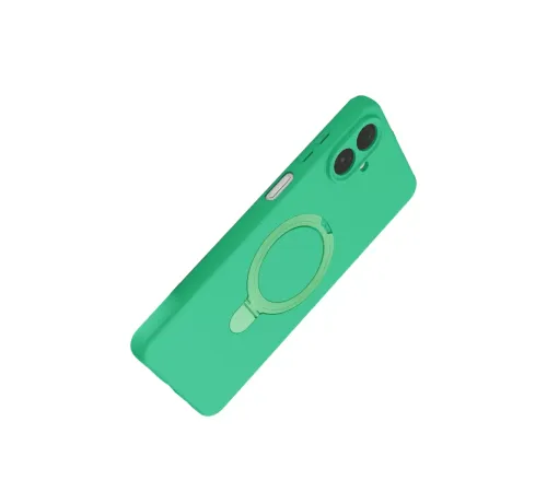 Samsung Galaxy A07 4G Regal Magsafe Standlı Kapak - Yeşil