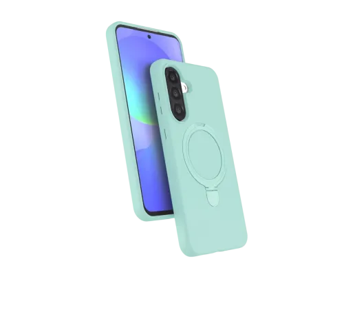 Samsung Galaxy A17 5G Regal Magsafe Standlı Kapak - Su Yeşili