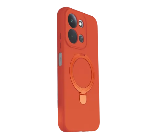 Xiaomi Redmi 15C 4G Regal Magsafe Standlı Kapak - Turuncu