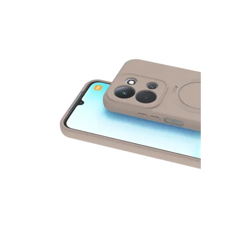 Xiaomi Redmi 15C 4G Regal Magsafe Standlı Kapak - Çöl Titanyum
