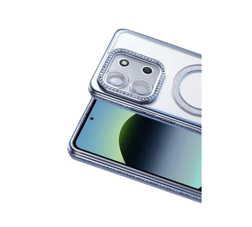 Xiaomi Redmi 15C 4G Joke Simli Magneticsafe Kılıf - Mavi