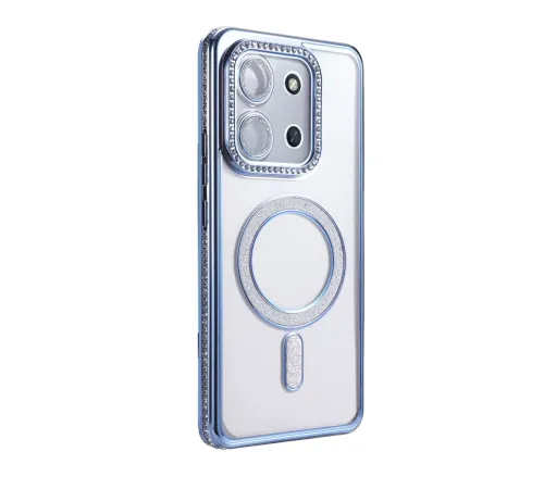 Xiaomi Redmi 15C 4G Joke Simli Magneticsafe Kılıf - Mavi