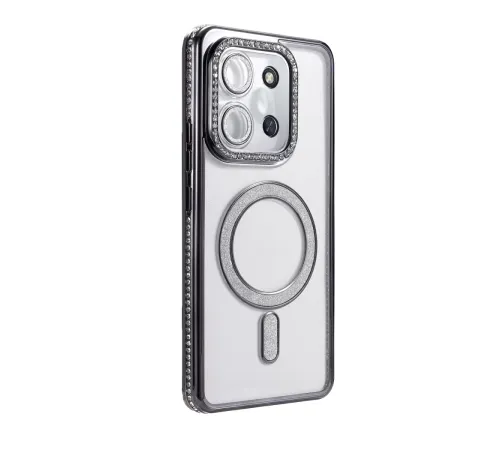 Xiaomi Redmi 15C 4G Joke Simli Magneticsafe Kılıf - Siyah