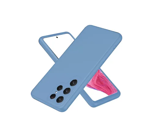 Samsung Galaxy S25 Ultra Kılıf First Silikon - Mavi
