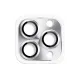 Apple iPhone 16 Pro Max Pers Alüminyum Kamera Lens - Gümüş