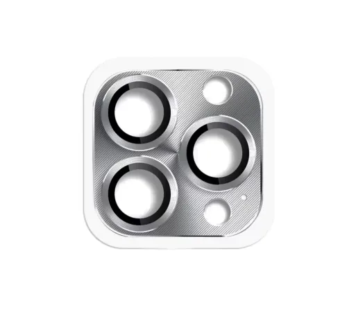 Apple iPhone 16 Pro Max Pers Alüminyum Kamera Lens - Gri