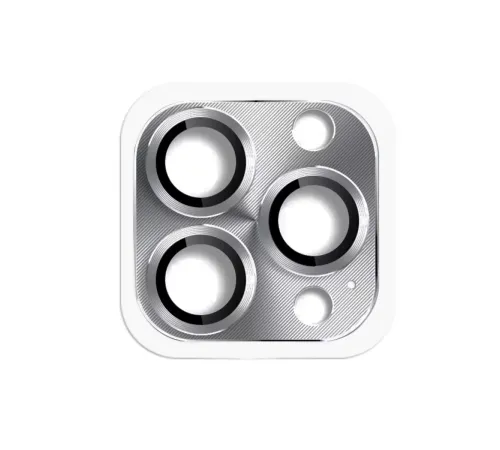 Apple iPhone 16 Pro Max Pers Alüminyum Kamera Lens - Gri