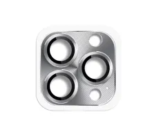 Apple iPhone 16 Pro Max Pers Alüminyum Kamera Lens - Gri