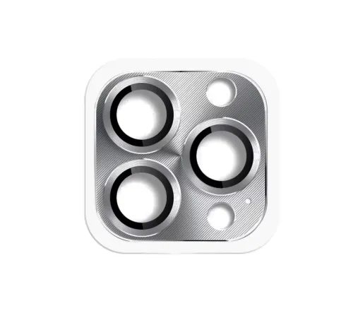 Apple iPhone 16 Pro Max Pers Alüminyum Kamera Lens - Gri
