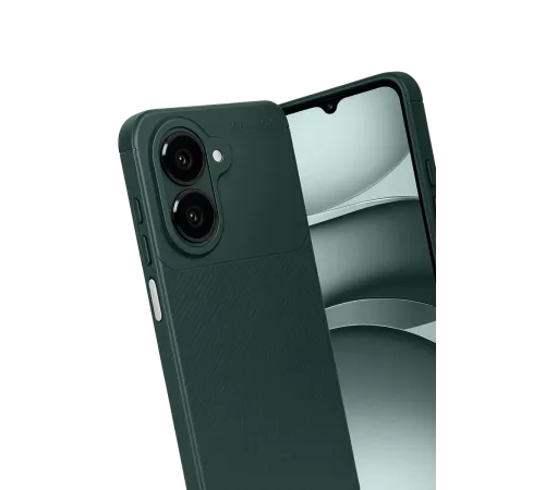 Samsung Galaxy A07 4G Auto Focus Karbon Kapak - Koyu Yeşil
