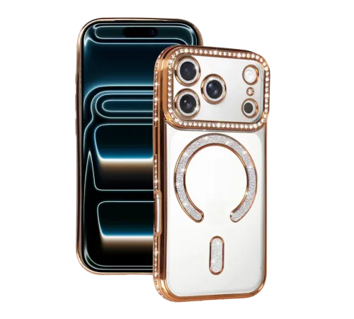 Apple iPhone 17 Pro Joke Simli Magneticsafe Kılıf - Turuncu