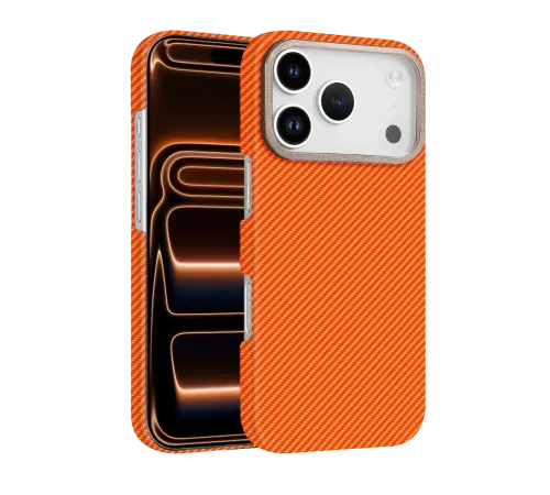 Apple iPhone 17 Pro Max Vega Magsafe Kapak - Turuncu