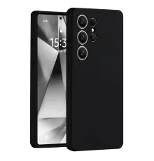 Samsung Galaxy S25 Ultra Kılıf Nano içi Kadife Silikon - Siyah