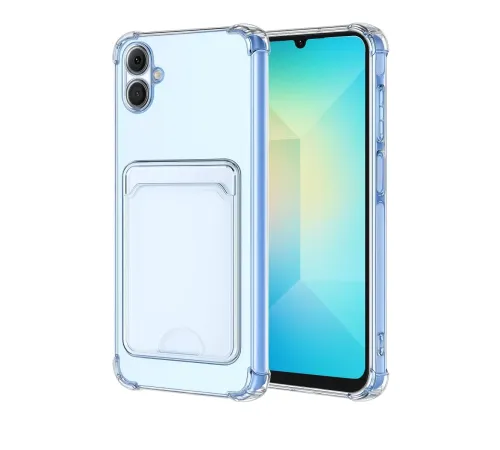 Samsung Galaxy A07 4G Kart Şeffaf Silikon - Şeffaf