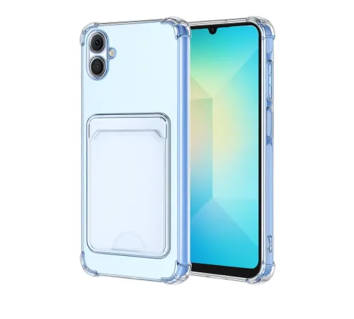 Samsung Galaxy A07 4G Kart Şeffaf Silikon - Şeffaf