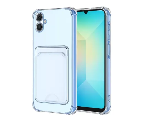 Samsung Galaxy A07 4G Kart Şeffaf Silikon - Şeffaf