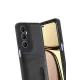 Realme C65 Sara Kartvizitli Deri Kılıf - Siyah