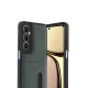 Realme C65 Sara Kartvizitli Deri Kılıf - Yeşil