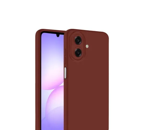 Samsung Galaxy A07 4G First Silikon - Bordo