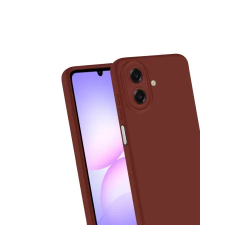 Samsung Galaxy A07 4G First Silikon - Bordo